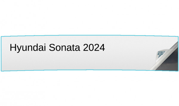 Hyundai Sonata 2024 12.3-inch Dual In-Dash Screen Protector Image
