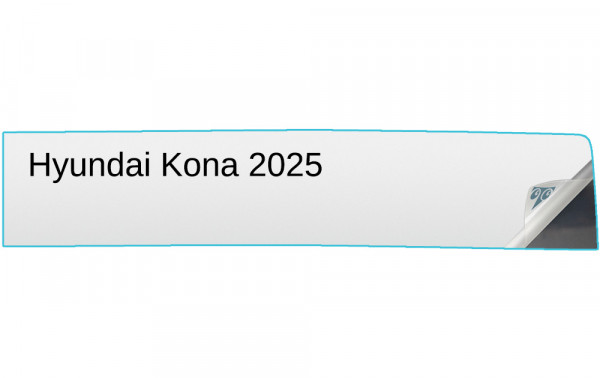 Hyundai Kona 2025 12.3-inch Driver Display / Infotainment Screen Protector Image