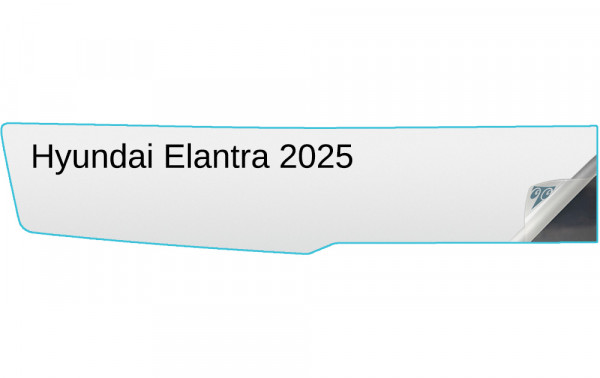 Hyundai Elantra 2025 10.25-inch Driver Display / Infotainment Screen Protector Image