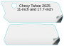 Chevy Tahoe 2025 11-inch and 17.7-inch In-Dash Screen Protectors Thumbnail Image