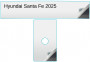 Hyundai Santa Fe 2025 Fingerprint Reader & 12.3-inch Touchscreen / Instrument Panel Screen Protector Thumbnail Image