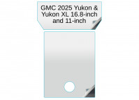 Main Image for GMC Yukon & Yukon XL 2025 16.8-inch and 11-inch In-Dash Screen Protectors