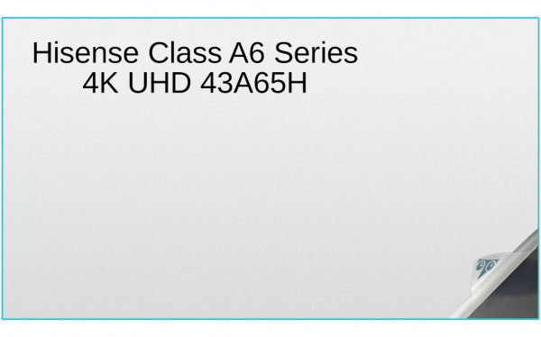 Hisense Class A6 Series 4K UHD 43A65H 43-inch Smart Google TV Screen Protector Image
