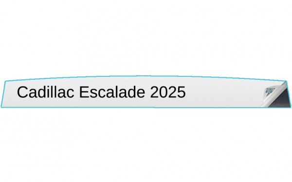 Cadillac Escalade 2025 55-inch Curved Front Display Screen Protector Image