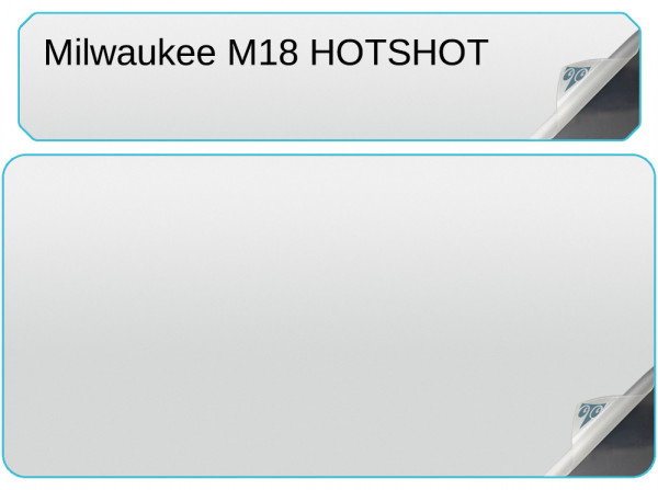 Milwaukee M18 HOTSHOT Jump Starter 3.7-inch Display & 3.3-inch Task Light Screen Protectors Image