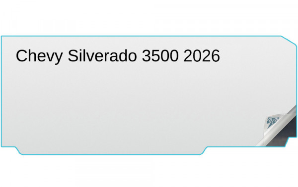 Chevy Silverado 3500 2026 13.4-inch In-Dash Screen Protector Image