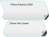 Main Image for Chevy Equinox 2026 11.3-inch and 11-inch In-Dash Screen Protectors