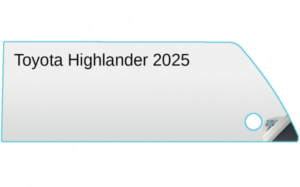Toyota Highlander 2025 12.3-inch In-Dash Screen Protector Image