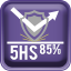 5HS: Shock-Absorbing Anti-Glare 85%