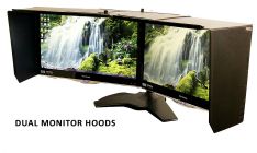 Custom Dual Adjustable Angle Monitor Hood