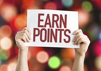 Earn points