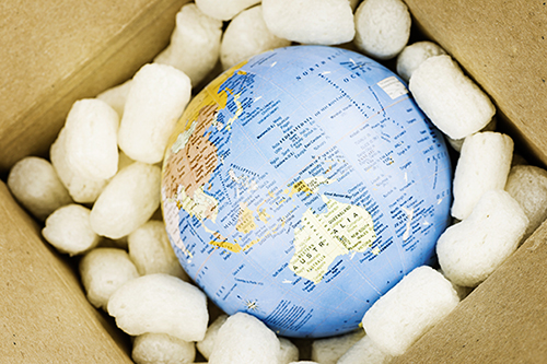 Globe in a box