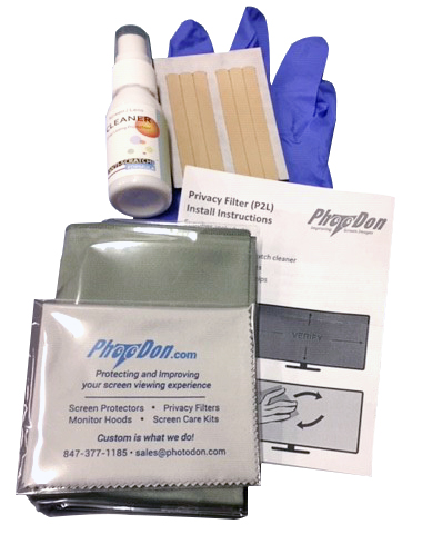 Privacy Filter Installation and Care Kit